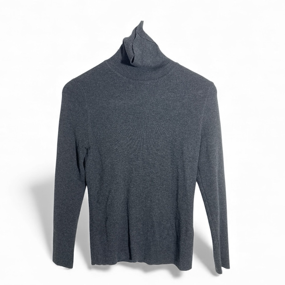 Chico's Charcoal Turtleneck Sweater